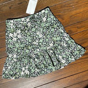 Fabienne Chapot Tilly Green Floral Mini Skirt